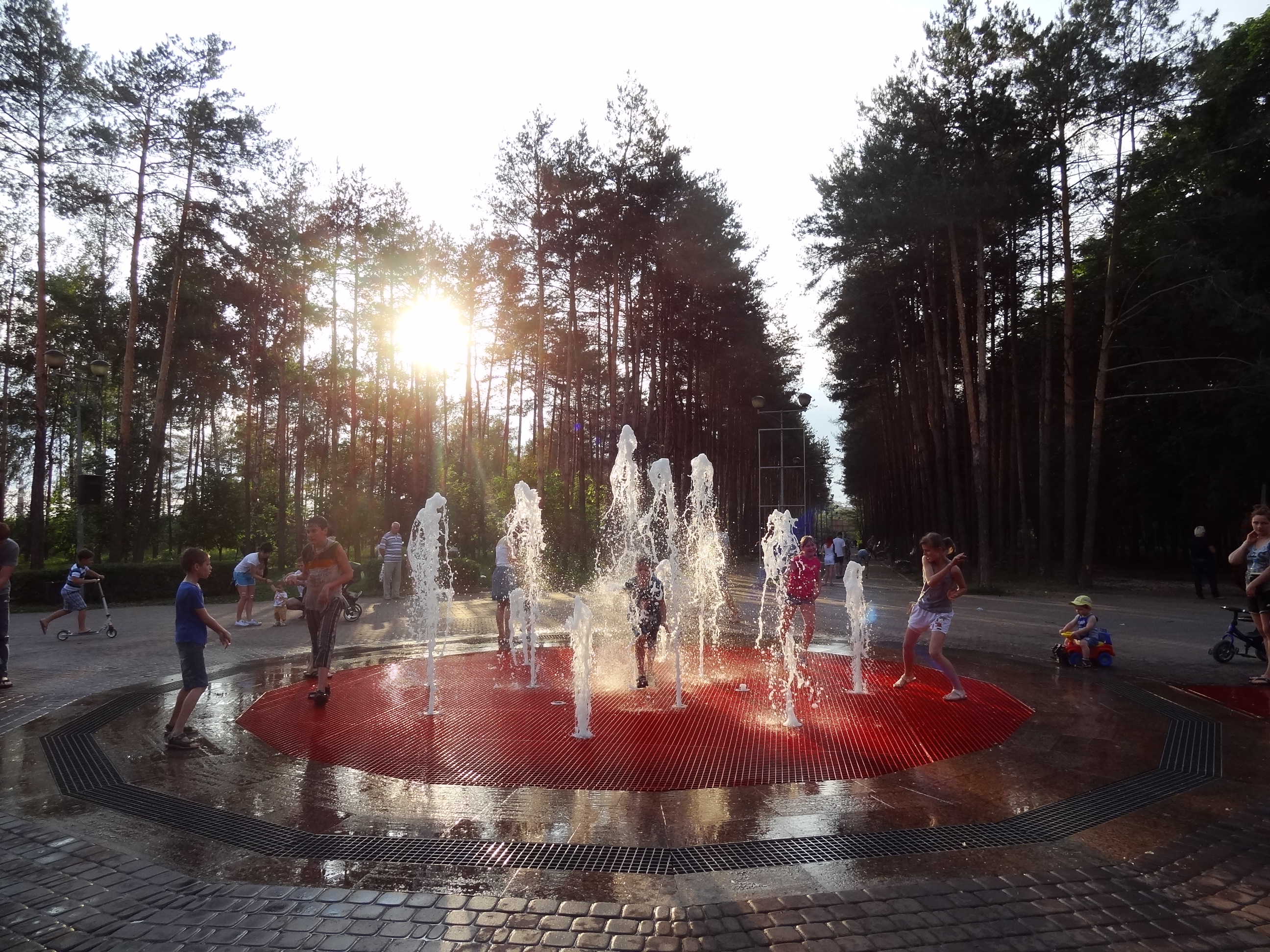 Парк победы липецк фото Dry Deck Fountain - Lipetsk