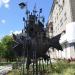 Памятник Рыбе в городе Омск