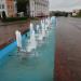 Каскадный фонтан в городе Дмитров