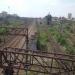 Ruin of the old Grant bridge in Bucharest city