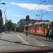 Tram station 47, 49 in Budapest city