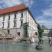 Ariónova kašna in Olomouc city