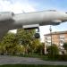 Самолёт-памятник Ту-16А в городе Смоленск