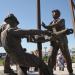 Памятник нефтяникам в городе Жанаозен