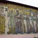 Mosaic panel of French invasion of Russia in Mozhaysk city