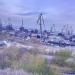 Ковш затона речпорта в городе Саратов