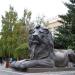 Скульптура «Лев» в городе Красноярск