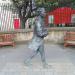 Statue of Robert Fergusson in Edinburgh city