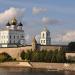 Нижняя набережная в городе Псков