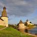 Дикий пляж в городе Псков