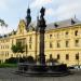 Fountain with a statue of Saint Joseph in Prague city