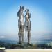 Sculpture Ali and Nino in Batumi city