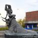 Чаша старого фонтана «Похищение Европы» в городе Красноярск