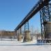 Заброшенный зерновой разгрузочный причал в городе Самара