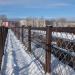 Пешеходный мост в городе Североуральск