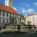 Caesarova kašna in Olomouc city