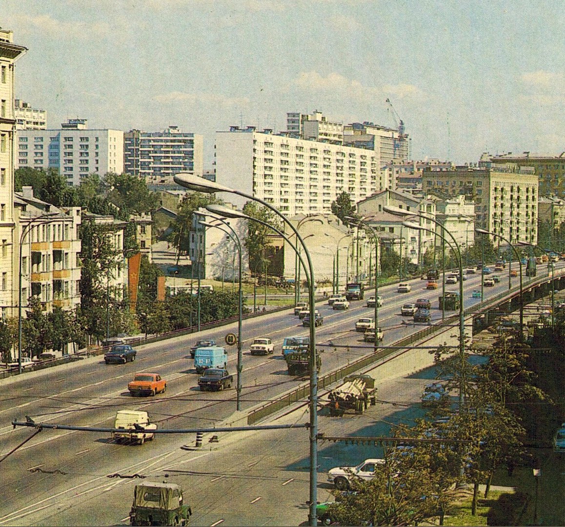 Самотёчная эстакада - Москва