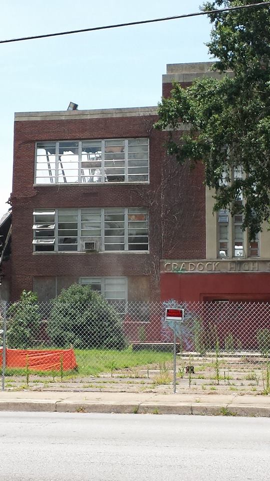 Site of Cradock High School Portsmouth, Virginia