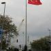 Flag in Istanbul Metropolitan Municipality city