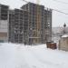 Строящийся жилой дом в городе Уфа