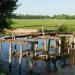 Old wooden bridge