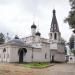 Территория храма Спаса Нерукотворного Образа в городе Долгопрудный