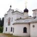 Территория храма Спаса Нерукотворного Образа в городе Долгопрудный