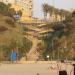 Stairs on a beach in Netanya  city