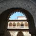 Patio de las Doncellas en la ciudad de Sevilla