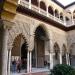 Patio de las Doncellas en la ciudad de Sevilla
