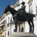 Monumento ecuestre a S.A.R. Doña María de las Mercedes en la ciudad de Sevilla