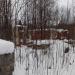 Развалины домика лыжной базы в городе Пермь