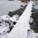Деревянный мост через реку Махорка в городе Софрино