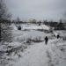 Деревянный мост через реку Махорка в городе Софрино