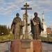 Monument to Saints Cyril and Methodius in Khanty-Mansiysk city