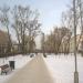 Аллея в городе Екатеринбург