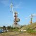 Портовый кран А-58 в городе Самара