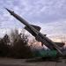 Пусковая установка СМ-63-II с ракетой 13Д зенитного ракетного комплекса С-75 в городе Саратов