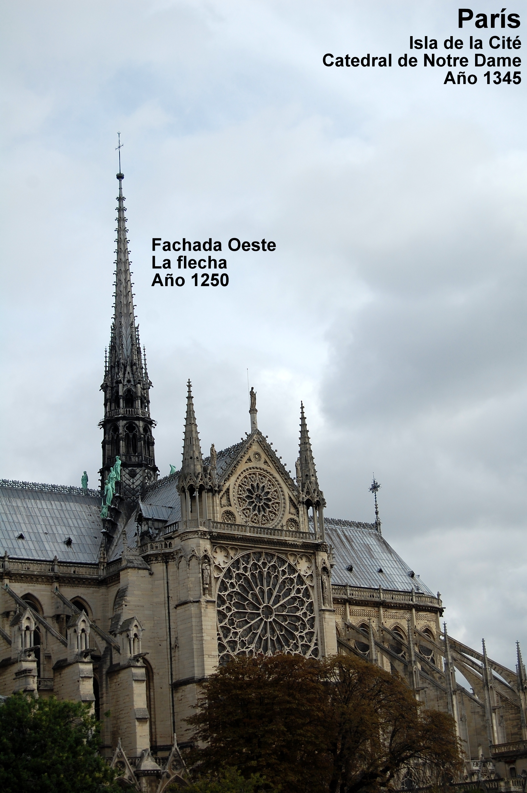 Spire Of Notre-Dame De Paris - Paris