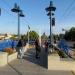 Alum Rock VTA Bus/Light Rail Station in San Jose, California city