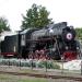 Паровоз-памятник Л-4159 в городе Черняховск