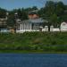 Руины сгоревшего дома купцов Барковых в городе Касимов