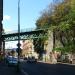 Pedestrian bridge in Prague city