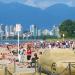 Kitsilano Beach in Vancouver city