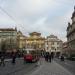 Lesser Town Square in Prague city