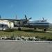 Самолёт-памятник Ан-24Б в городе Саратов