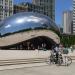 Cloud Gate (AKA The Bean) in Chicago, Illinois city