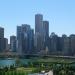 Ferris Wheel in Chicago, Illinois city