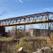 Packard Automotive Plant - Bridge between the factories in Detroit, Michigan city