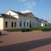 Здание железнодорожного вокзала в городе Слуцк